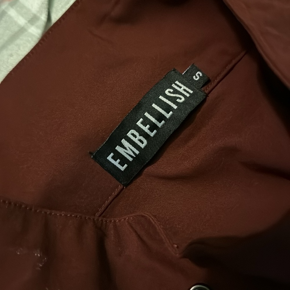 Embellish red very small designer jacket 🧥